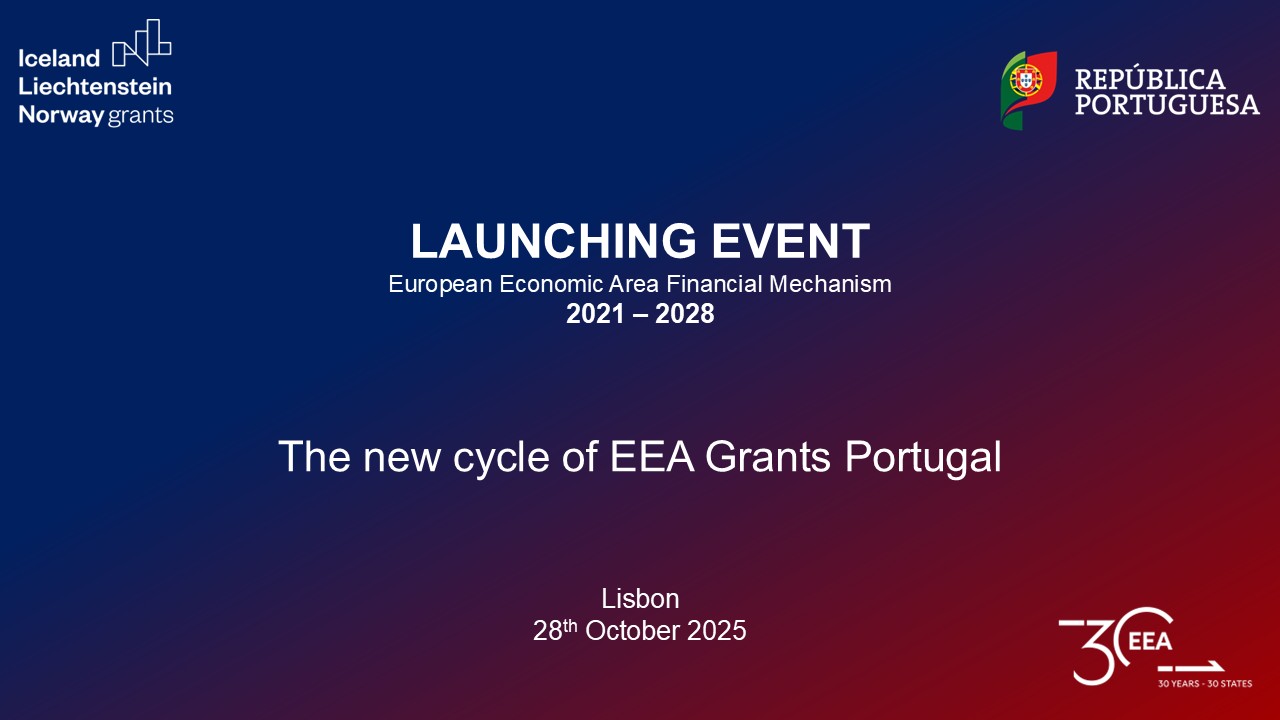 Evento de Lançamento Mecanismo Financeiro 2021-2028